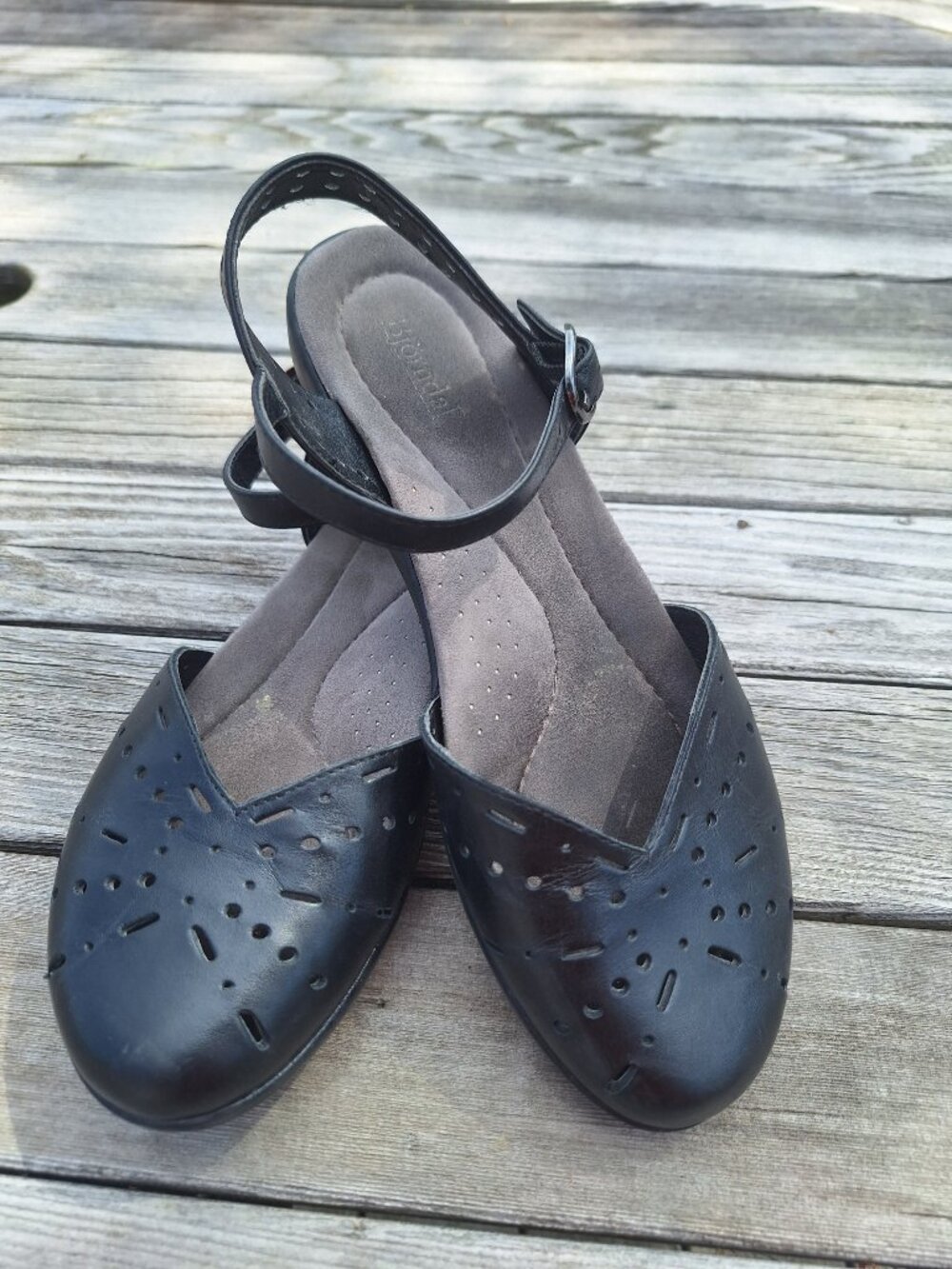 Bjorndal Black Sandals Sz 8